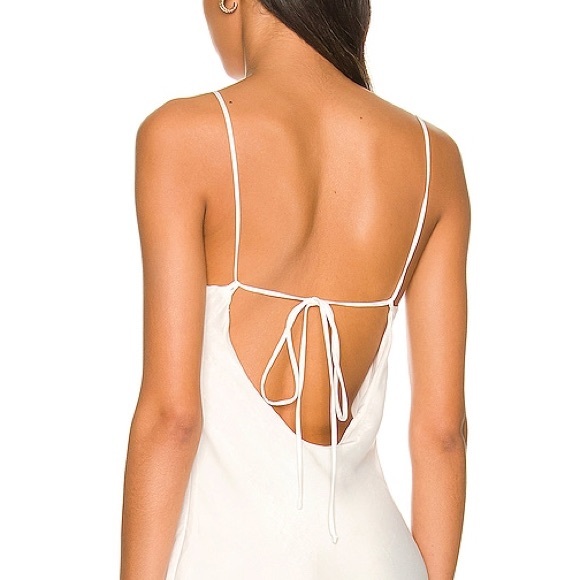 Resa river satin maxi dress in white size S. NWOT - Picture 5 of 11